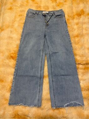 Bohme High-Waist Wide Leg Women’s Jeans in Light Blue